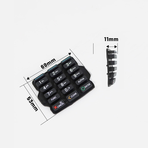 Accesorios para teclado de silicona D210, teclas de botón de alta calidad para PAX d210, máquina pos con tecla de función - Product Image 3