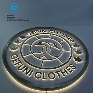 Chữ lớn 3D <span class=keywords><strong>LED</strong></span> dấu hiệu tùy chỉnh kinh doanh dấu hiệu 3D chữ dẫn ánh sáng thư dẫn bảng hiệu Backlit 3D Acrylic thư ký kim loại - Product Image 3