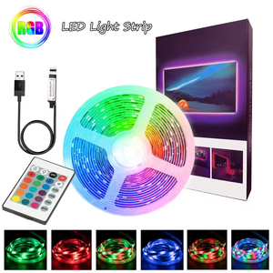 Joystar-Tira de luces LED inteligente, interruptor de control remoto con sensor de movimiento, conectividad USB, temperatura de color RGB, IP20, 3M para el hogar - Product Image 4