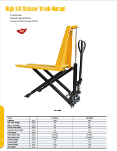 New Condition Manual Hydraulic Scissor Type <strong>Lifting</strong> Cart Steel Mobile <strong>Loading</strong> <strong>and</strong> <strong>Unloading</strong> Forklift for Handling <strong>and</strong> Storage - Product Image 2