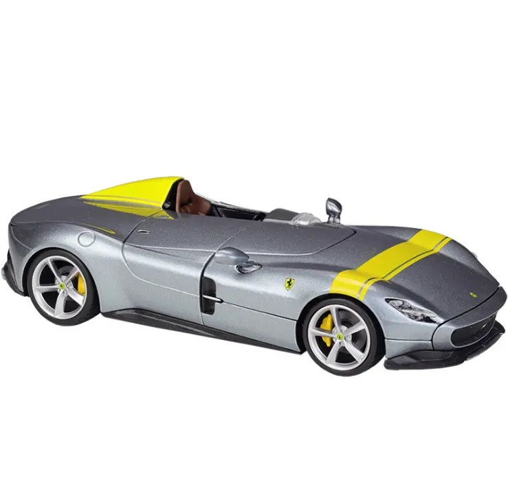 Bburago 1:24 Ferrari Monza SP1, simulación de coche deportivo, modelo de coche de aleación, adornos de juguete terminados, vehículos de juguete fundidos a presión