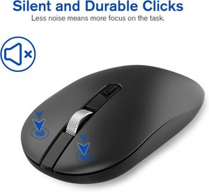 Prezzo di fabbrica Mouse 2.4 Wireless Mouse Ghz 800-1600Dpi Click Slient Gaming Computer Mouse da ufficio per PC portatile - Product Image 2