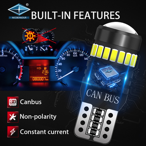 T10 araba ışık 370lm Canbus Canbus ampul 194 3014 3030 Led genişlik ışık araç aydınlatma sistemi, - Product Image 3