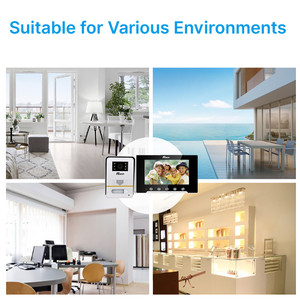 Sistema de intercomunicación de videoportero a color para edificios de apartamentos múltiples Sistema de control de puerta de alambre TCP/IP con características de video