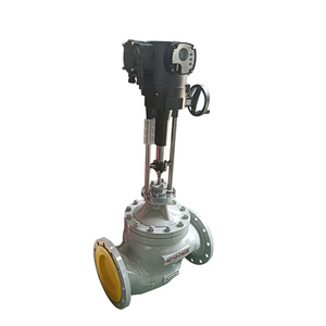Válvula reguladora de temperatura de la válvula de control de flujo de vapor de gas de aceite DN250 PN16 WCB - Product Image 4