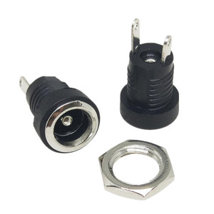 5.5x2.1mm 5.5x2.5mm 3.5x1.3mm DC güç kaynağı kadın Jack konnektörü DC-022B DC soket 2 bacaklar terminalleri - Product Image 3