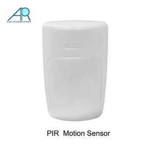 Sensor de movimiento PIR N.O., salida de relé, 8-16Vdc, elementos duales, sensor de movimiento PIR, rango de detección de 12 metros