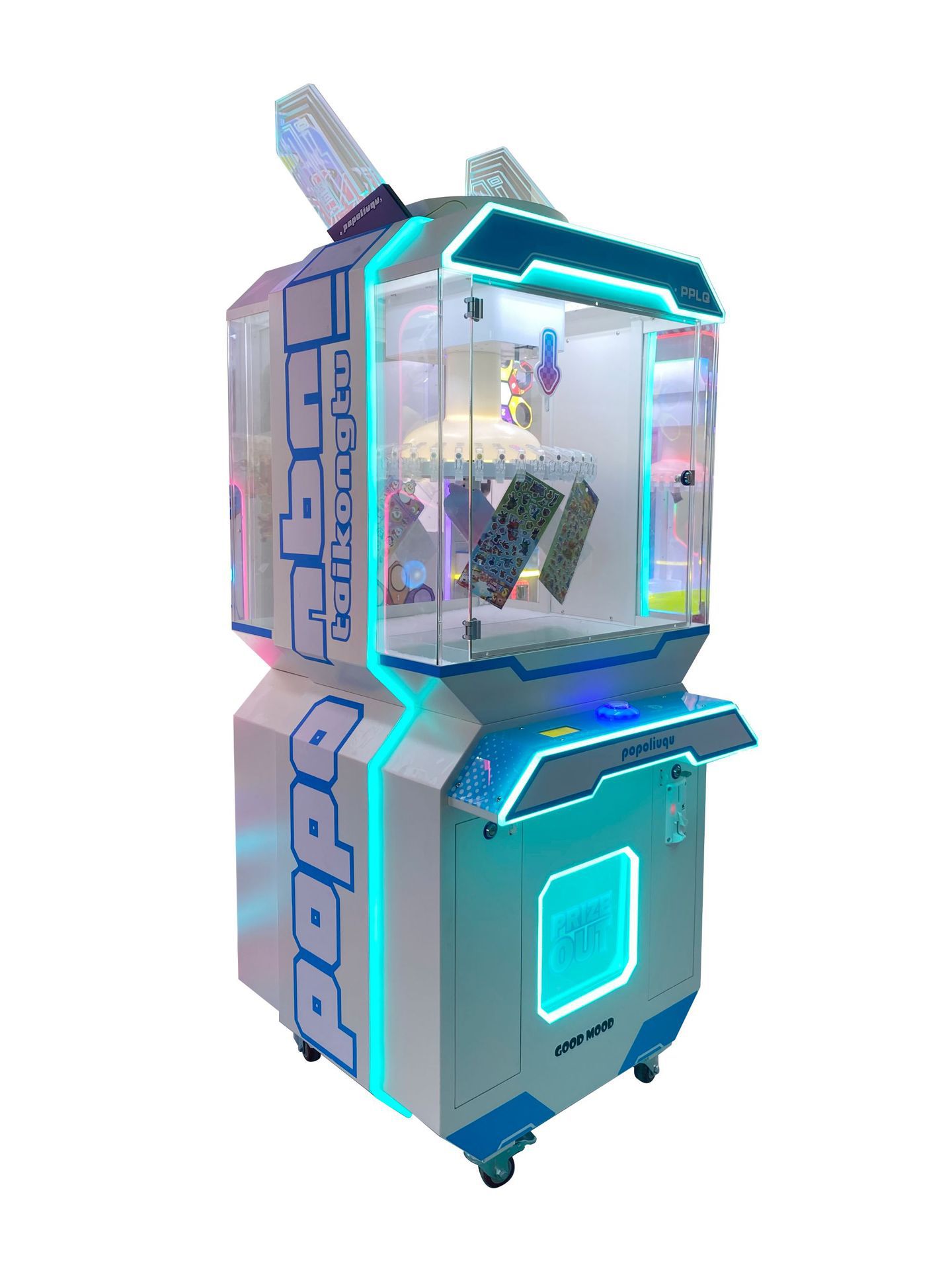 New version of space rabbit (blue, yellow, pink)