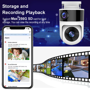 工厂制造的低价4MP 8MP双向音频图雅无线摄像头支持蓝牙自动跟踪15m夜视 - Product Image 5