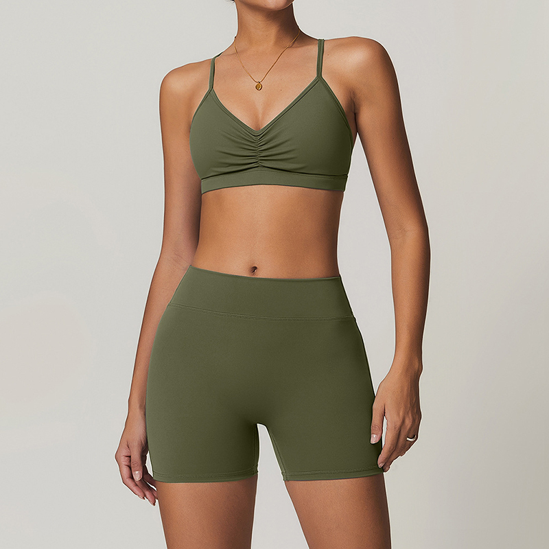 Green bra&shorts