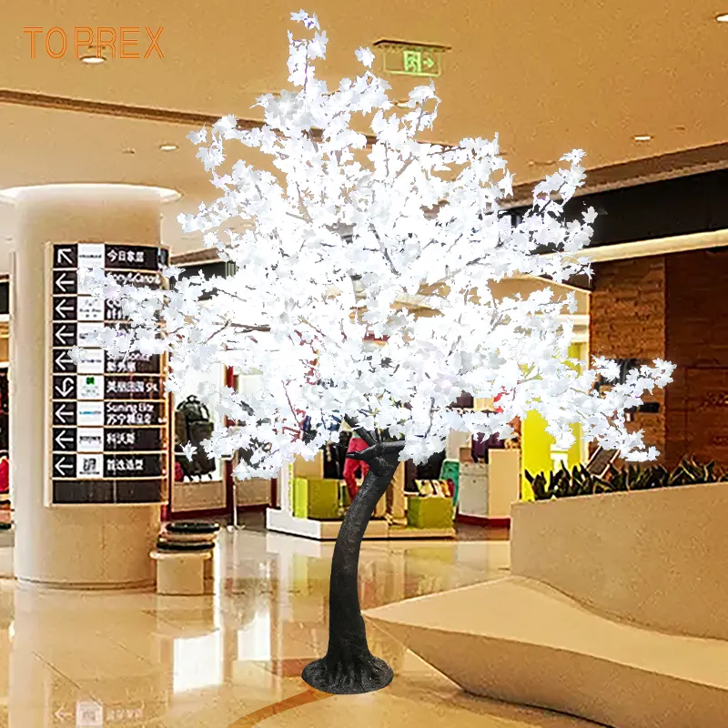 Landscape Project Outdoor Simulation Led Lights Artificial Japanese Maple Tree