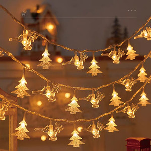 Peri ışık dize yeni yıl noel ağacı düğün ev iç mekan dış mekan dekorasyonu LED çelenk ışık dize çocuk odası room - Product Image 2