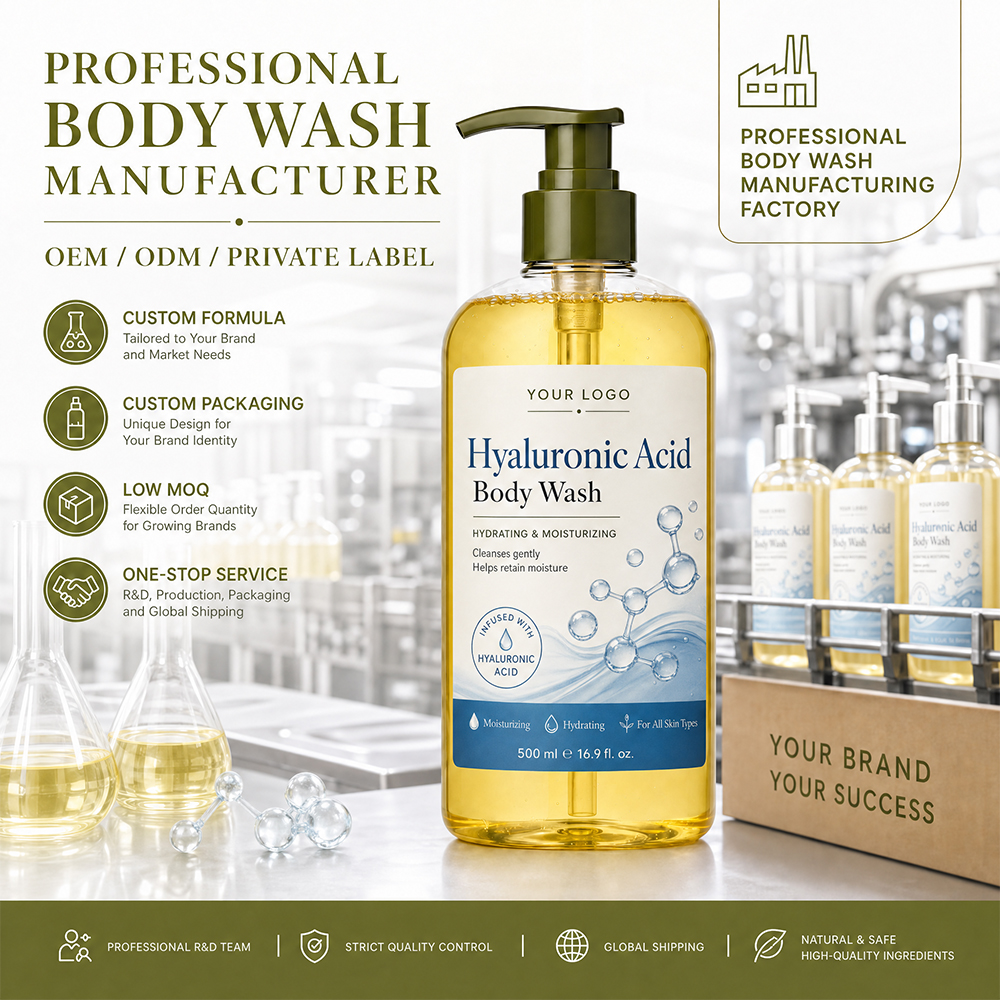 Gel douche à l'acide hyaluronique