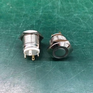 Metal Off/on 16mm Momentary <strong>Push</strong> <strong>Button</strong> <strong>Switch</strong>/Touch <strong>Switch</strong> <strong>With</strong> LED Metal Flush 16mm Momentary <strong>Push</strong> <strong>Button</strong> <strong>Switch</strong> <strong>Pcb</strong> Mounting - Product Image 6
