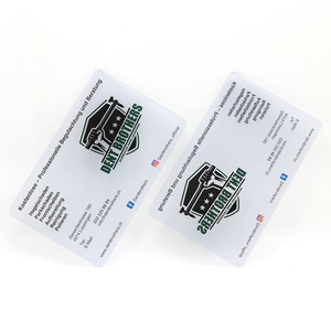 定制透明塑料印刷企业名片 - Product Image 3