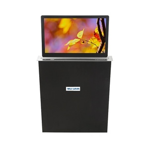 Retractable Monitor 23.5&quot; Table Monitor Screen Lift for Conference System <strong>Solution</strong> &amp; Motorized Lift - Product Image 1