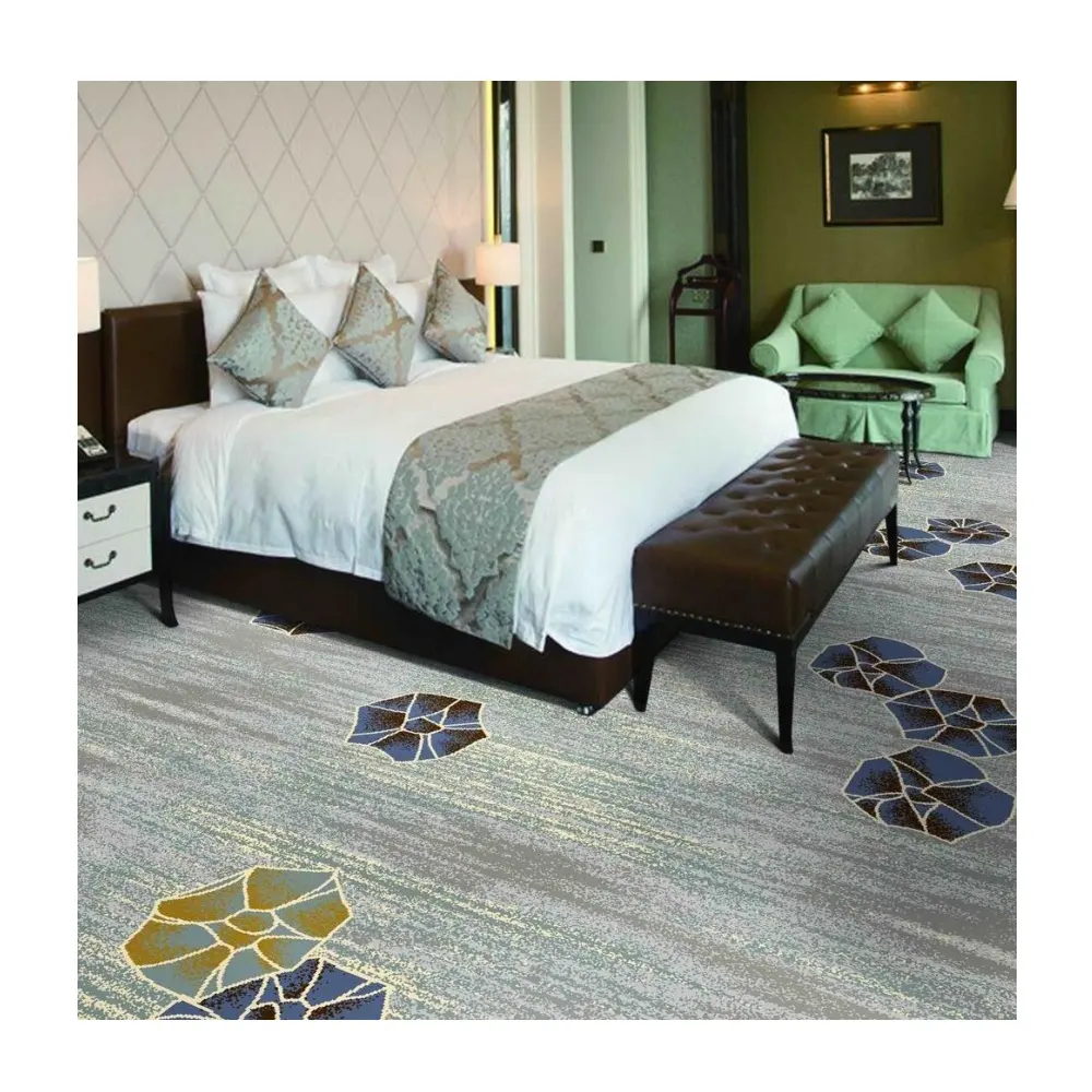 Kaili nuovo materiale in Nylon tappeto Axminster lussuoso Hotel stampa Design personalizzato tappeto camera d'albergo per casa 5 stelle