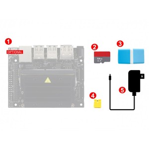 Kit sviluppatore NVIDIA Jetson Nano (opzionale) + scheda TF