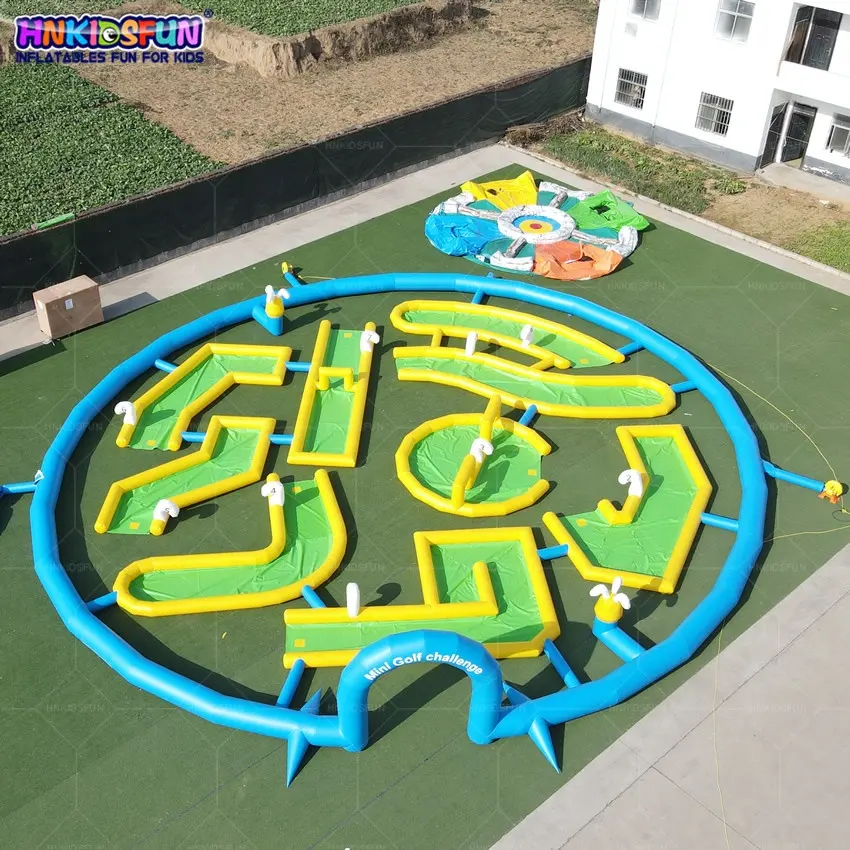 Inflatable Sports games kids games for sale, inflatable mini golf ,best quality inflatable golf field for sale