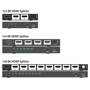 8K <strong>2</strong>.<strong>1</strong> 4k 60HZ hdmi Hub <strong>Kvm</strong> <strong>Switch</strong> Splitter <strong>1</strong> in 8 Out 4 Ports