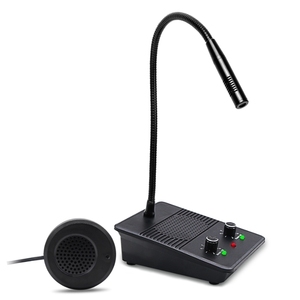 2025 Daytech WI09 Free Touch Zwei-Wege-Fenster-Gegensprechanlage Bank fenster <span class=keywords><strong>Intercom</strong></span>-Lautsprecher