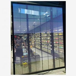 Fabrika iyi fiyat P3.9 P7.8 P10.4 şeffaf cam kolay kurulum boyutu yüksek şeffaflık perde duvar LED ekran - Product Image 6