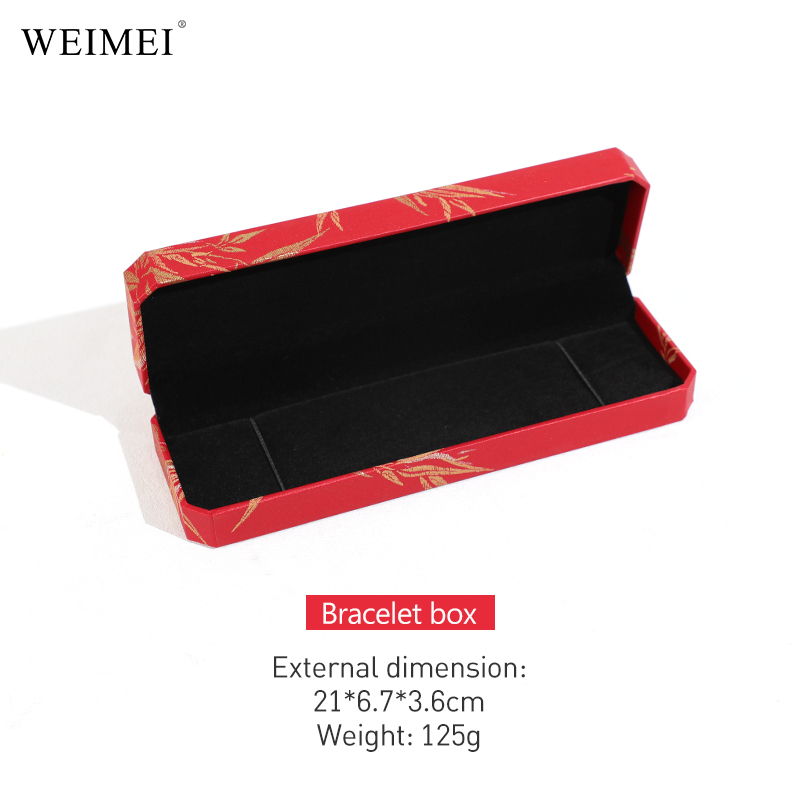 Caja para brazalete rojo.