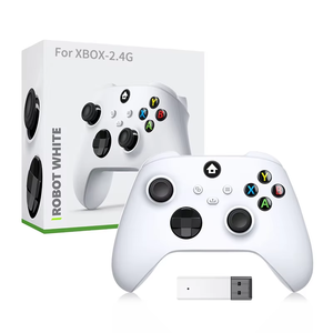 无线2.4G游戏控制器，适用于Xbox One S X系列控制台强双振动PS3 PS4无线控制器 - Product Image 1