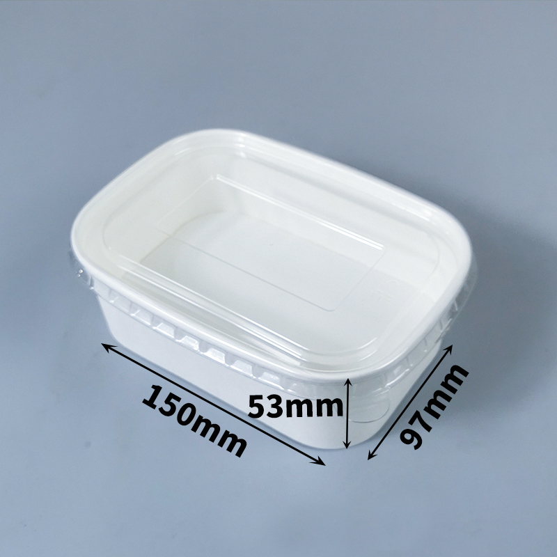 white 650ml with PS lid