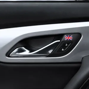 E1715# 10PCS Epoxy UK United Kingdom Flag Sticker Car Interior Decoration <strong>Decal</strong> for <strong>Ford</strong> Jaguar XE XF XJ Land Rover Badge - Product Image 6
