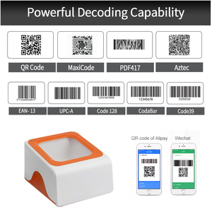 OEM Handsfree 1d 2d Barcode Scanner Wired Desktop Qr <strong>Code</strong> Scanner for Supermarket Pos Machine - Product Image 4