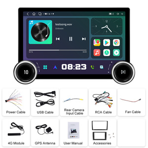 11.8&quot; 2K QLED <strong>Touch</strong> <strong>Screen</strong> Android Navigation Audio Volume Display Knob 4+64G Wireless Carplay WiFi <strong>Bluetooth</strong> GPS for Universal - Product Image 6