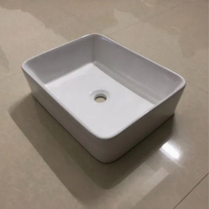 厂家便宜价格白色陶瓷盆水槽柜台水槽上方 - Product Image 5