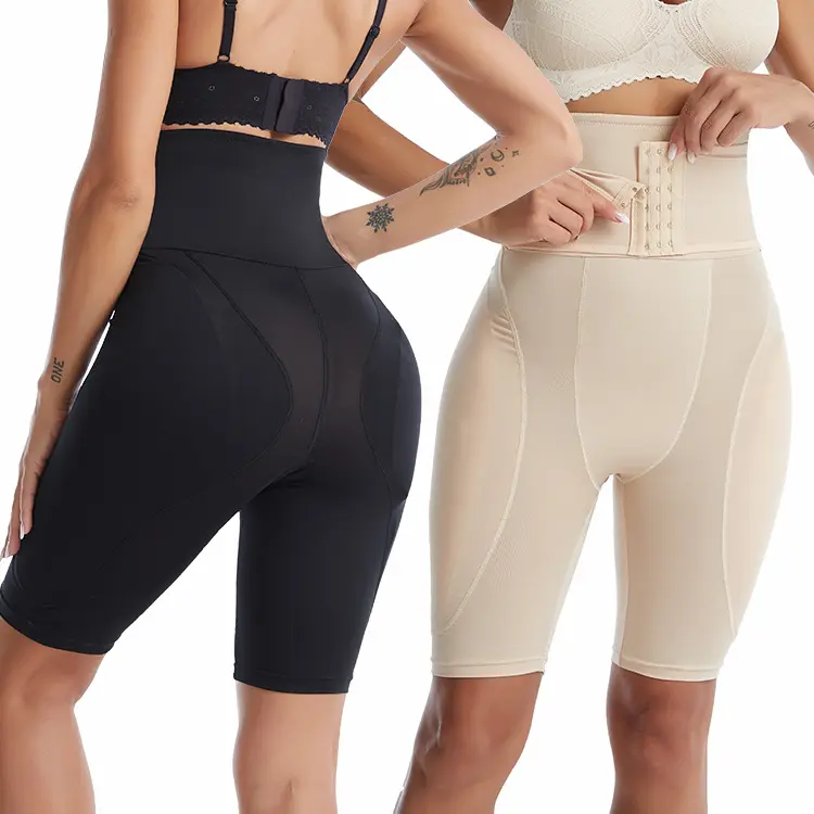 Toptan kadınlar kalça ve popo arttırıcı 2 çıkarılabilir yüksek bel karın kontrol kalça pedleri artırıcı shapewear külot