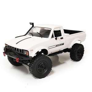WPL C24 1/16 ölçekli 4WD RC araba 2.4G paletli Off-Road 2CH araç modelleri Motor Servo ve kafa ışık içerir - Product Image 2