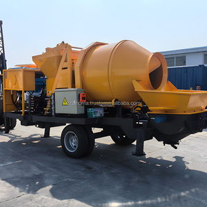 Boşalmış pompa ile kendinden yüklemeli mikser beton mikser ile taşınabilir 30m 3/h 40m 3/h beton pompası - Product Image 4