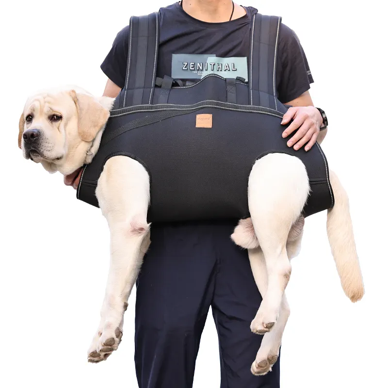 Rehabilitasyon desteği köpek asansör taşıyıcı büyük köpekler yukarı ve aşağı merdiven taşıma sırt çantası köpek bisiklet taşıyıcı