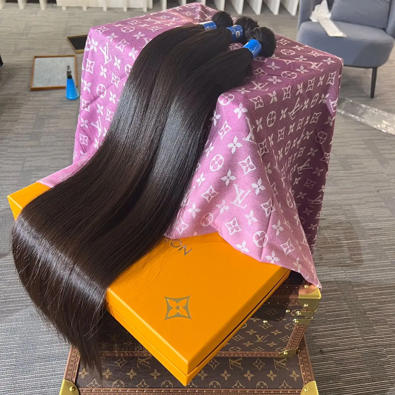 Alta calidad kabeilu pelo barato 50 pulgadas grado 12a cabello virgen malayo al por mayor cabello natural virgen cabello Malayo