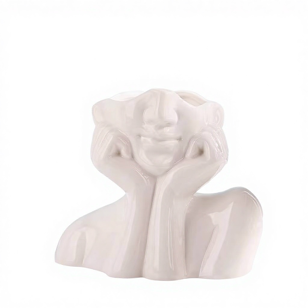 smalto bianco-14*8*11,3 cm