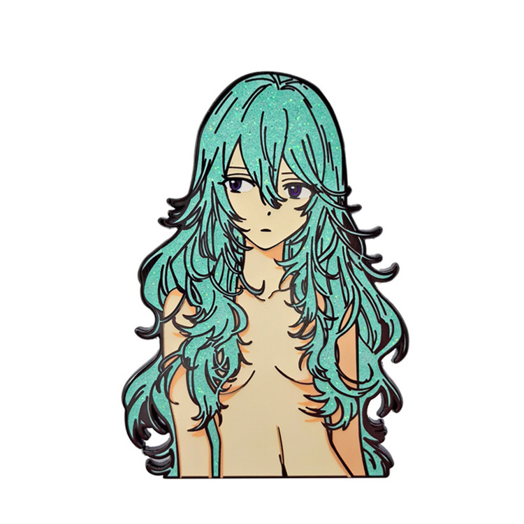 Cheveux couleur verte