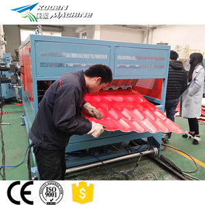 KOOEN <strong>Automation</strong> PMMA/ASA+PVC Glazed Tile <strong>Production</strong> <strong>Line</strong> / Glazed Roof Tile Making Machine