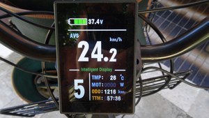 Kt LCD8s ekran Sm veya su geçirmez konnektör 24V 36V 48V elektrikli bisiklet ekran Kt denetleyici - Product Image 5