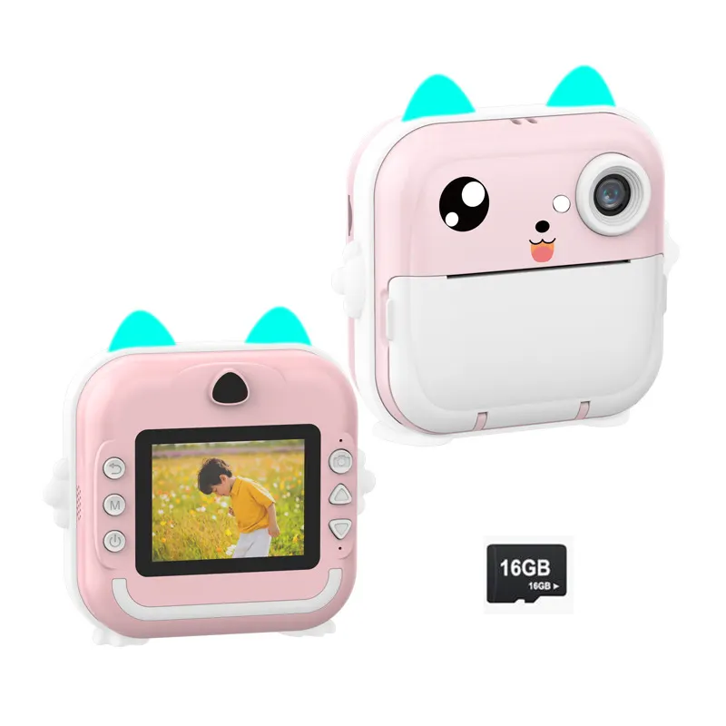 Digital instant photo camera prices for kids with printing and 16G memory card in china