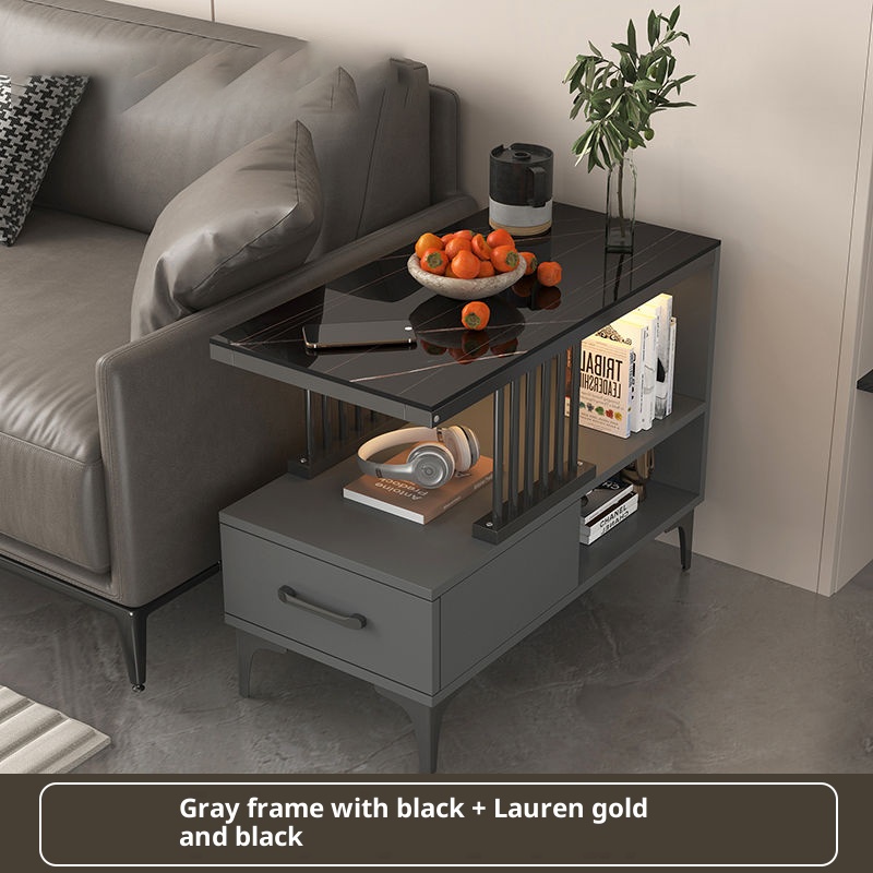 Grey black frame + Lauren black and gold