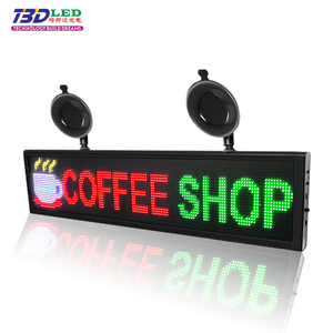 APP Control Digitales dünnes Auto-LED-Werbe display Taxi Rear Windows Anpassen Nachricht LED-Hardscreen-LED-Matrix-Panel - Product Image 1