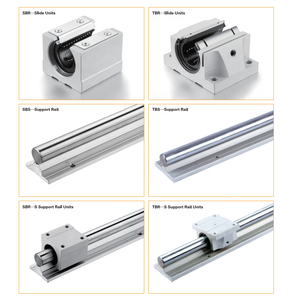 SBR10 SBR12 SBR16 SBR20 SBR25 Riel de guía lineal de aluminio Guía de movimiento lineal Rieles lineales de rodamiento lineal para máquina CNC - Product Image 6