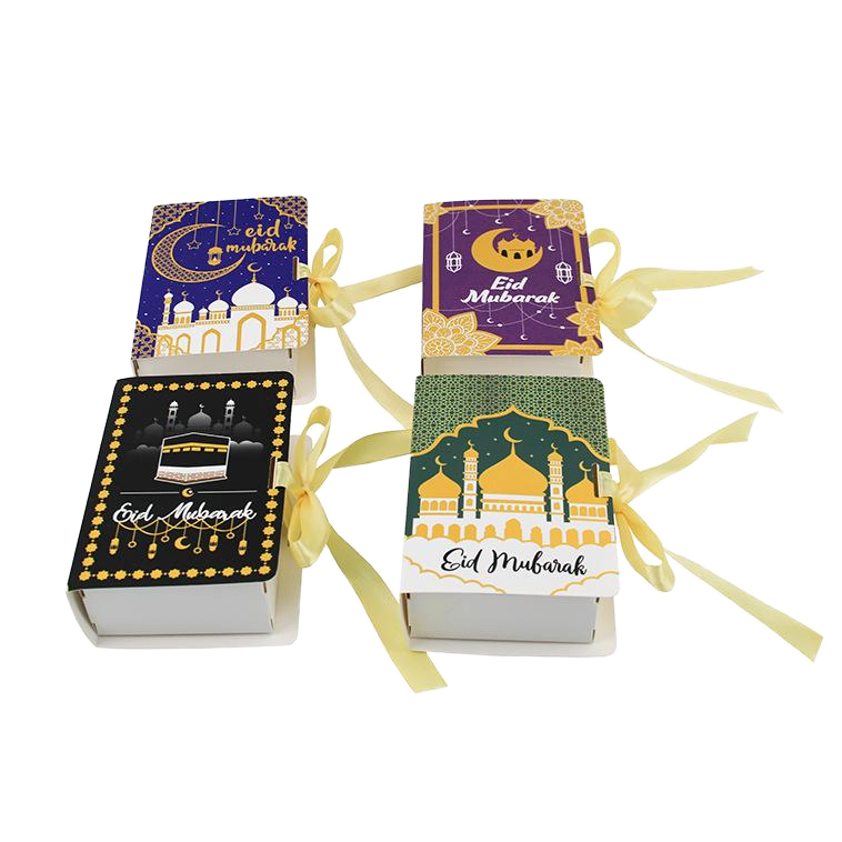 กล่องของขวัญพร้อมริบบิ้นสำหรับเทศกาลหนังสือปราสาทดวงจันทร์ใหม่กล่องของขวัญสำหรับงานเลี้ยง - Product Image 3