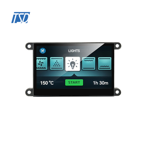 Monitor Lcd de 4,3 pulgadas con panel táctil de 800 pulgadas de resolución 480 (RGB) * y la interfaz de usuario es UART/RS232/RS485 40pin GPIO