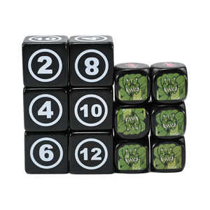 Kustom cetak dadu <span class=keywords><strong>6</strong></span> sisi papan dadu plastik 16mm 30mm 40mm D4 D6 D8 D10 D12 D20 akrilik cerita dadu DND untuk papan permainan - Product Image 2