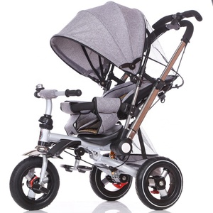 Factory Price 4-in-1 Multi-Function Kids Tricycle Alloy <strong>Baby</strong> Stroller with Foldable EVA Wheels for 3 Year <strong>Old</strong> Travelers - Product Image 1